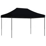  Sklopivi prigodni šator za zabave crni 410 x 279 x 315 cm | shoptok.hr