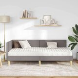  Kotni okvir postelje z matrico Drugo 2 pcs Taupe blago, (5000123187) | Shoptok.si