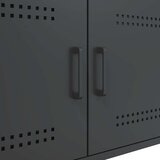 vidaXL Stolić za kavu crni 68 x 50 x 50,5 cm od hladno valjanog čelika | shoptok.hr
