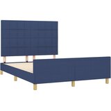  Okvir za krevet bez madraca plavi 140 x 200 cm od tkanine | shoptok.hr