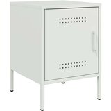 vidaXL Nočna omarica bela 36x39x50,5 cm jeklo | Shoptok.si
