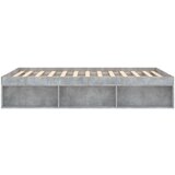  Posteljni okvir betonsko siv 135x190 cm | Shoptok.si