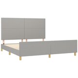  Okvir kreveta bez madraca svjetlosivi 180x200 cm od tkanine | Eponuda.ba
