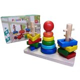 Magic Toys Razvojna drvena igra duginih boja Cijene