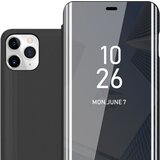 Cadorabo CASE, združljiv z Apple v turmalinski črni barvi - Clear View Zrcalo Zaščitni pokrov s funkcijo stojala 360 stopinj zaščita, (20568007) Cene