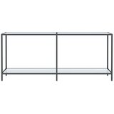  Konzolni stol bijeli 180 x 35 x 75,5 cm od kaljenog stakla | Eponuda.ba