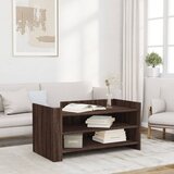 Furnova Klubska mizica rjavi hrast 100x50x50 cm inženirski les, (21913447) | Shoptok.si