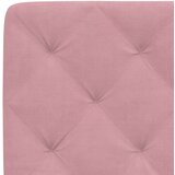 vidaXL Postelja z vzmetnico roza 90x190 cm žamet | Shoptok.si