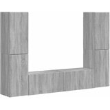  Set TV komoda 6 pcs Siva Sonoma Konstruirano drvo | shoptok.hr