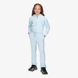 Cropped velour diamante zip thru & bootc