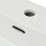  Umivaonik s Otvorom za Slavinu Keramički Bijeli 60,5x42,5x14,5 cm | shoptok.hr