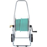 Kolica za kolut za crijevo od 80 m 3/4 " čelični | shoptok.hr