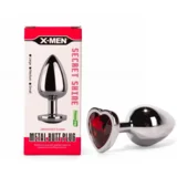 Analni Čep Secret Shine Heart Red (l)