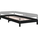  Složivi krevet crni 75 x 190 cm od masivne borovine | Eponuda.ba