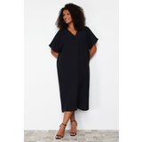 Trendyol Curve Black Midi Woven Dress | Shoptok.si