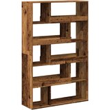 vidaXL Knjižna omara starinski les 100x33x156,5 cm inženirski les | Shoptok.si