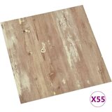  Podne daske 55 pcs Smeđa 5 11 m² PVC - Krem i svjetlosmeđa | shoptok.hr