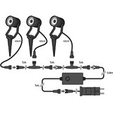 Nedis ZBLOS10RGBW3-SADA 3x LED RGBW prigušiva spoljna lampa LED/3W/230V IP65 Wi-Fi Tuya | Eponuda.com