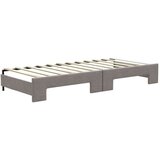  Izvlečna dnevna postelja s predali taupe 80x200 cm blago, (20787936) | Shoptok.si