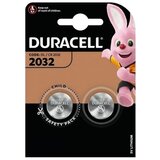 Duracell gumbne celice CR 2032 3 V 2 kos 220 mAh litij Elektro 2032, (20430593) | Shoptok.si