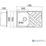  Sudoper usadni Aurora 1D Metalac | Eponuda.ba