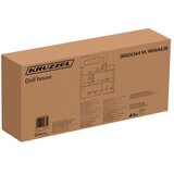 Kruzzel drvena kućica za lutke s LED rasvjetom i namještajem, 3 kata, 70 cm | shoptok.hr