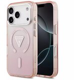  Maska za iPhone 17 Pro Guess IML Gradient Triangle Logo MagSafe pink Cene