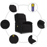 vidaXL Masažna fotelja, crna tkanina | shoptok.hr