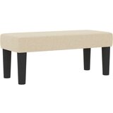  Vzmetnica Box Spring s posteljo in klopjo krem 100x200 cm tkanina, (22080907) | Shoptok.si
