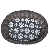 vidaXL penjalica/kućica/krevet/grebalica za mačke s jastukom od vrbe | shoptok.hr