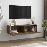  Zidni TV ormarić smeđi hrast 120x30x30 cm konstruirano drvo | shoptok.hr