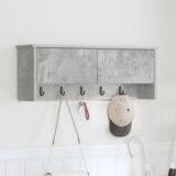  Vješalica za kapute na zidu Beton siva 80 x 20 x 30 cm | shoptok.hr