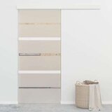  Klizna vrata od stakla ESG i aluminija 90 x 205 cm srebrna Cijene