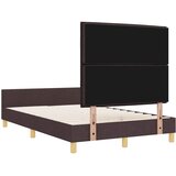  Krevetna konstrukcija Tamno smeđa 120 x 200 cm tkanina | shoptok.hr