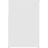  Klupa za cipele bijela 80 x 30 x 45 cm od iverice | shoptok.hr