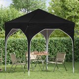  Rastezljivi šator za zabave 194 x 194 x 245 cm Crna | shoptok.hr