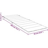  Jastuk za ležaljku boja vina 186 x 58 x 3 cm od tkanine Oxford | shoptok.hr