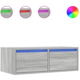 Maison Chic TV omarica - TV stojalo - Televizijska omarica z LED lučkami siva sonoma 75x35,5x25 cm, (21701384) | Shoptok.si