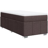 Maison Chic Box spring postelja - Vzmetna postelja z vzmetnico temno rjava 90x200 cm blago SL5036, (21904521) | Shoptok.si