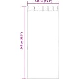 vidaXL Voile zavese z rod žepi 2 kosa turkizna | Shoptok.si