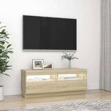 vidaXL TV omarica z LED lučkami sonoma hrast 100x35x40 cm | Shoptok.si
