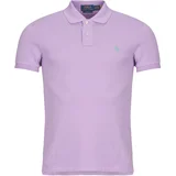 Polo Ralph Lauren Polo majice kratki rokavi POLO AJUSTE SLIM FIT EN COTON BASIC MESH Vijolična