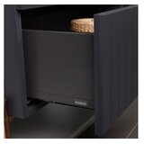 Hanah home Kupatilski ormarić sa umivaonikom i ogledalom (2 komada) Noble 80 Argento | Eponuda.com