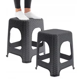 Kuhinjski stolček Trdna nedrseča platforma do 120 kg, (5000351939)