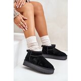 Boto Women's Suede Snow Boots On Platform Black Nereviana | ePonuda.com