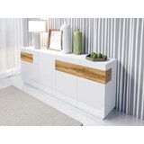 Helvetia KOMODA STOCKHOLM 219CM BELA/HRAST | shoptok.hr
