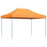  Zložljiv pop-up šotor za zabave oranžen 410x279x315 cm | Shoptok.si