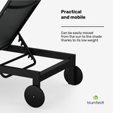 Blumfeldt Lucca Lounge ležaljka | nosivost 120 kg | 5 položaja | vodootporna | shoptok.hr
