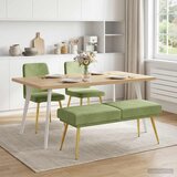  Klupa s dvostrukim slojem Svijetlo zelena 120 x 45 x 46 cm | Eponuda.com