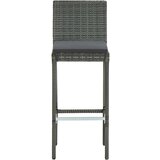  5-dijelni vrtni barski set s jastucima sivi | shoptok.hr